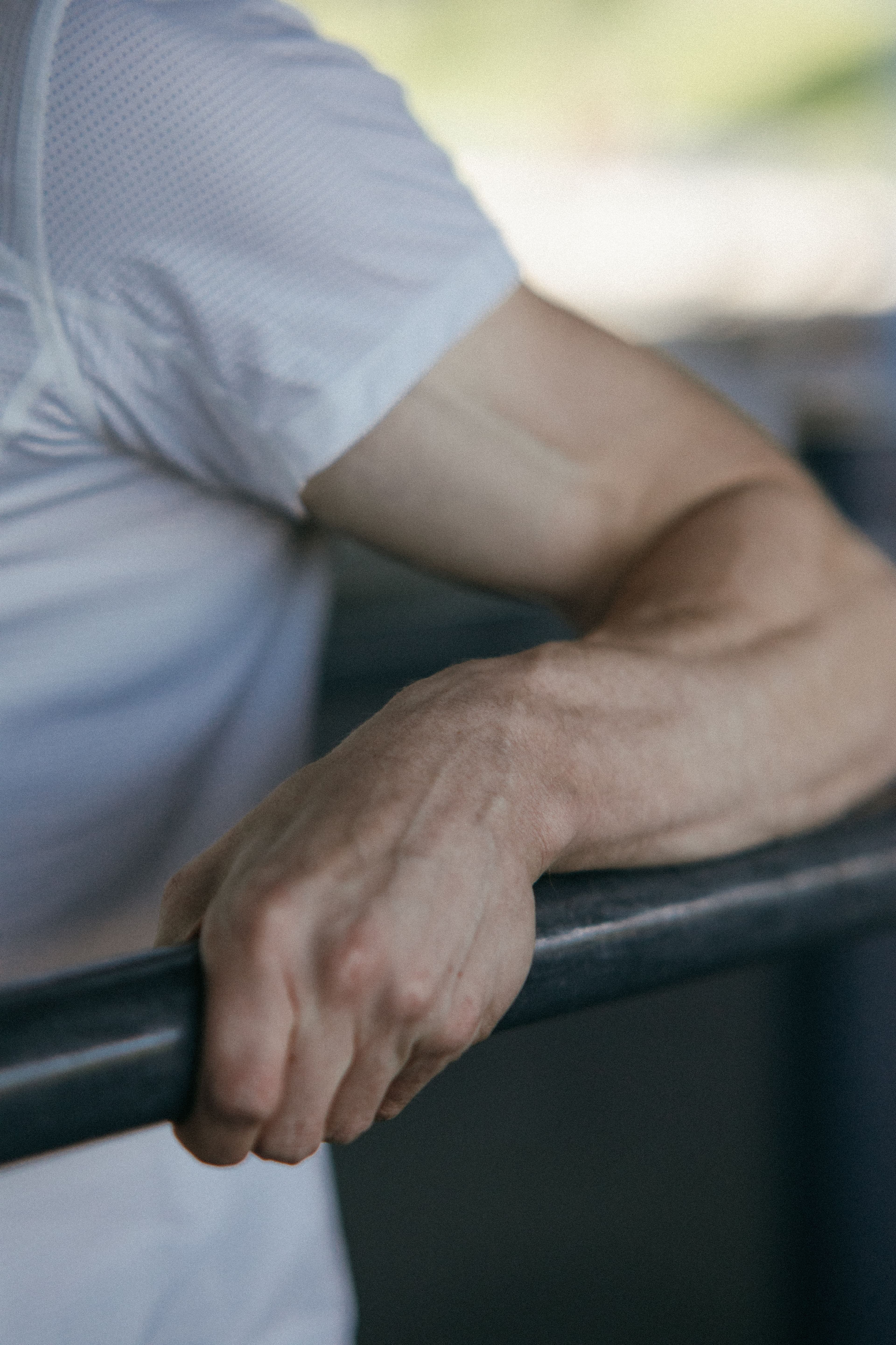 Close-up of older adult arm